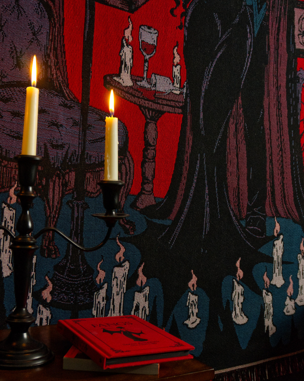 Love Bite - Vampire Romance Woven Blanket