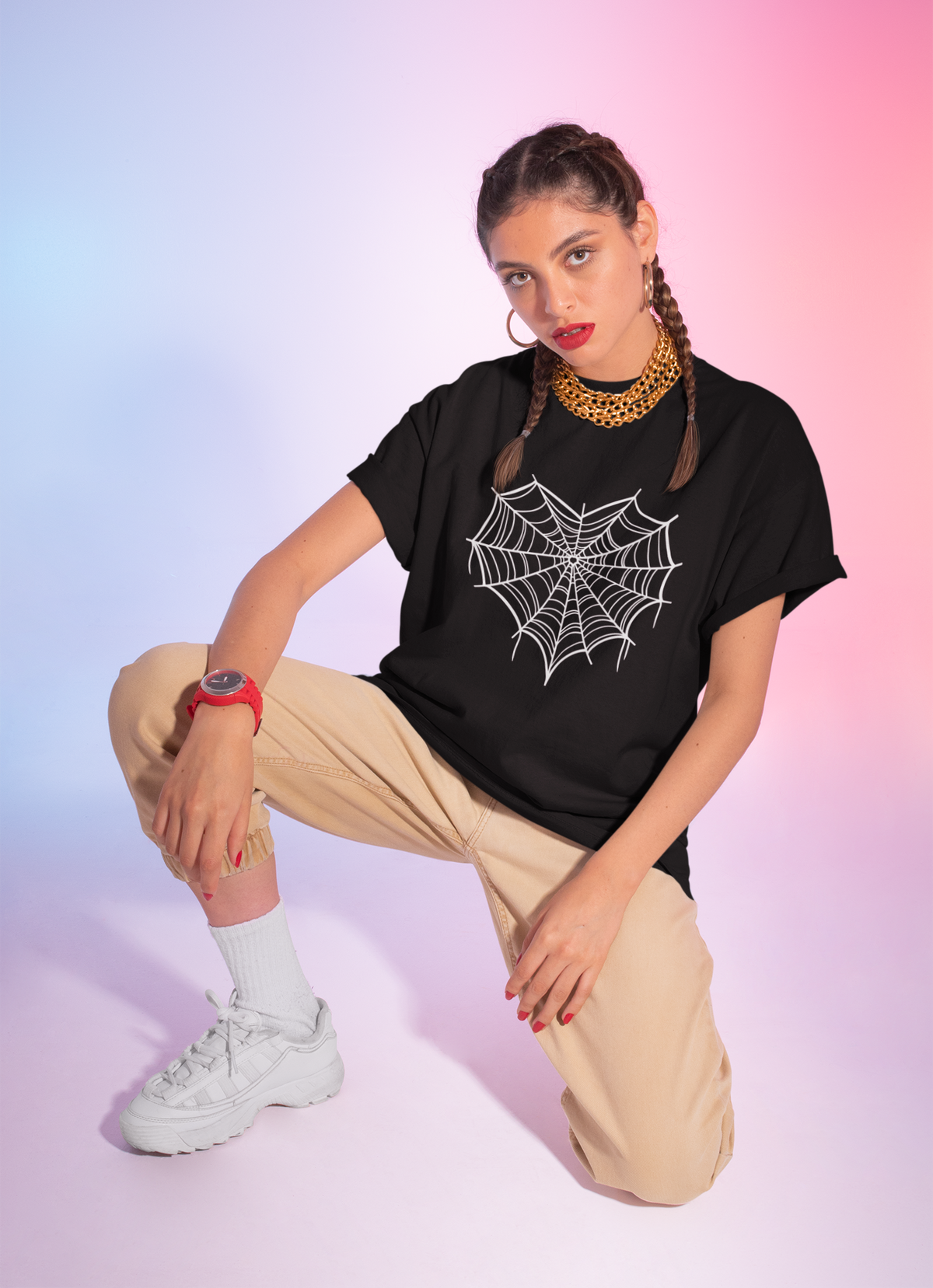 Heart Spider Web Tee - Unisex Shirt