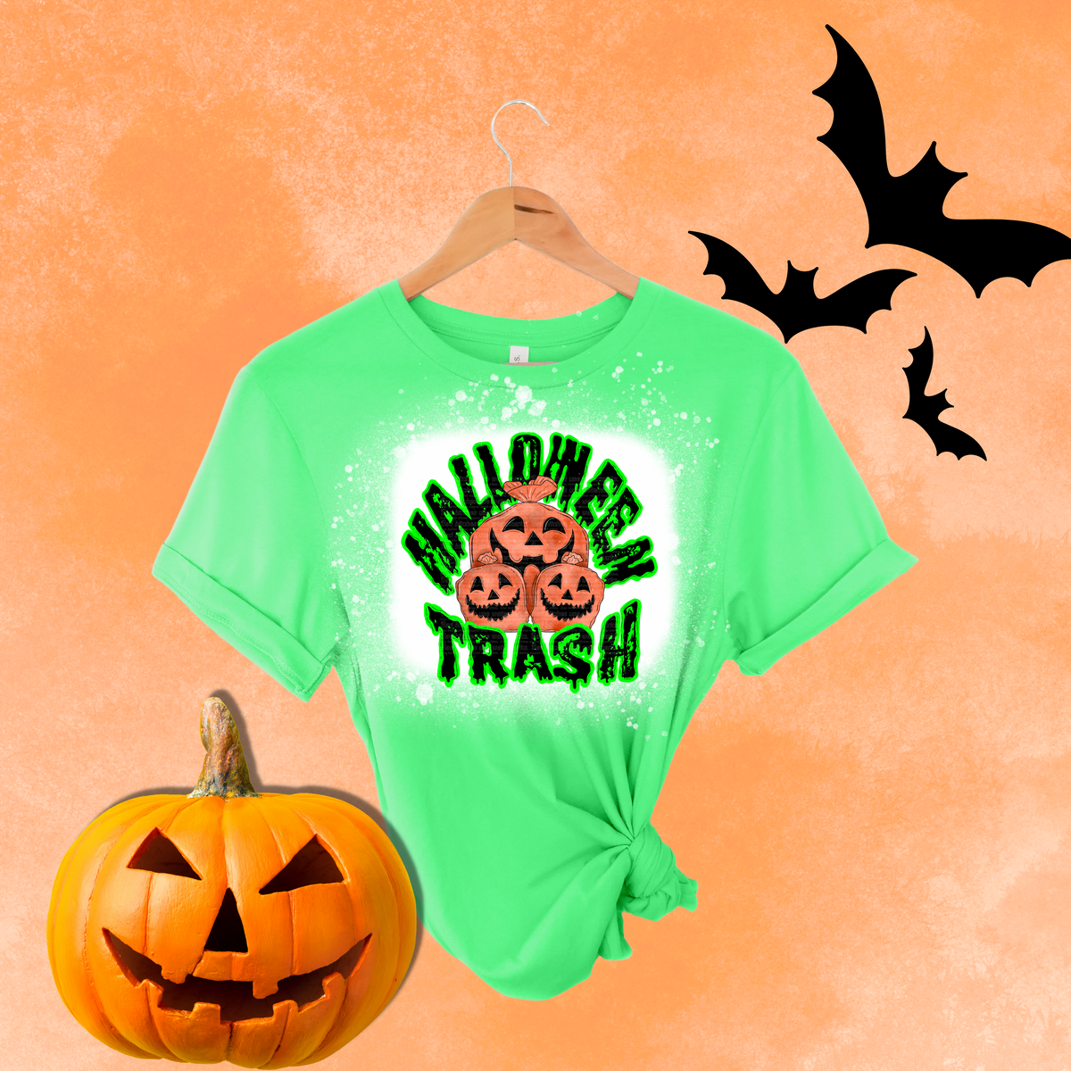 "Halloween Trash" Full Color DTF Tee Shirt