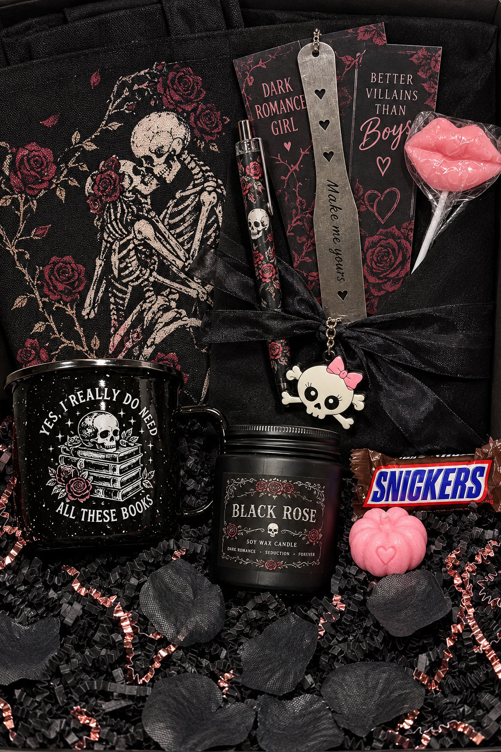 Blind Date Dark Romance Book Box - Choose Your Tropes - Custom Themed Merch