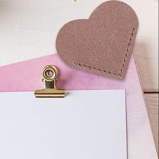 Dark Romance Bookmarks: Leather Corner Hearts (see bulk rate) - Dark Romance Crates