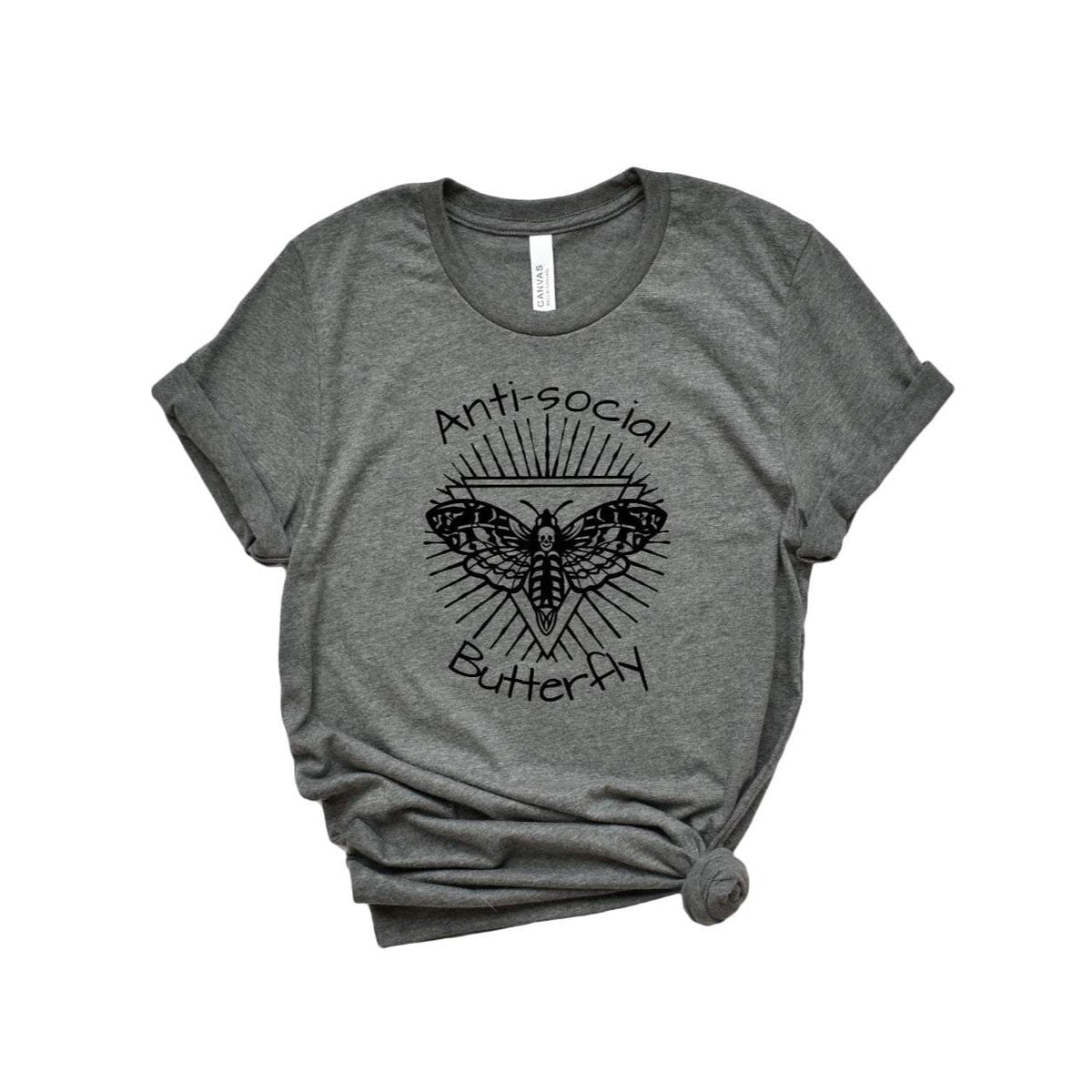 Anti-Social Butterfly Tee - Unisex Shirt