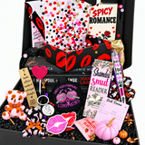 Pink Halloween Book Box - October breast cancer awareness month