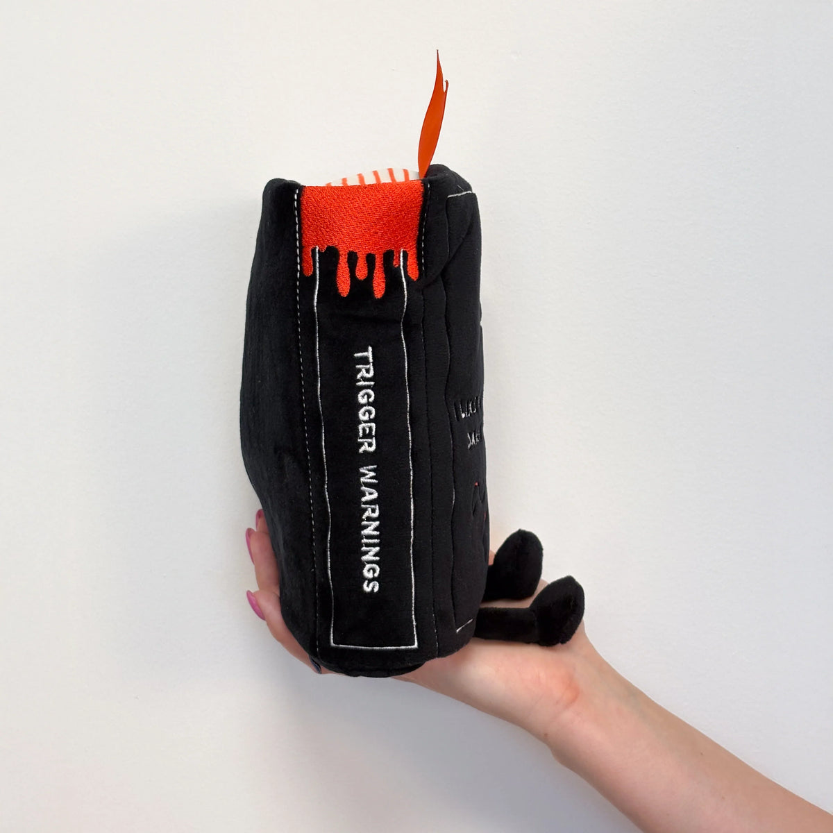 Punchkins Book Plush I Like My Thrillers Dark & Twisted