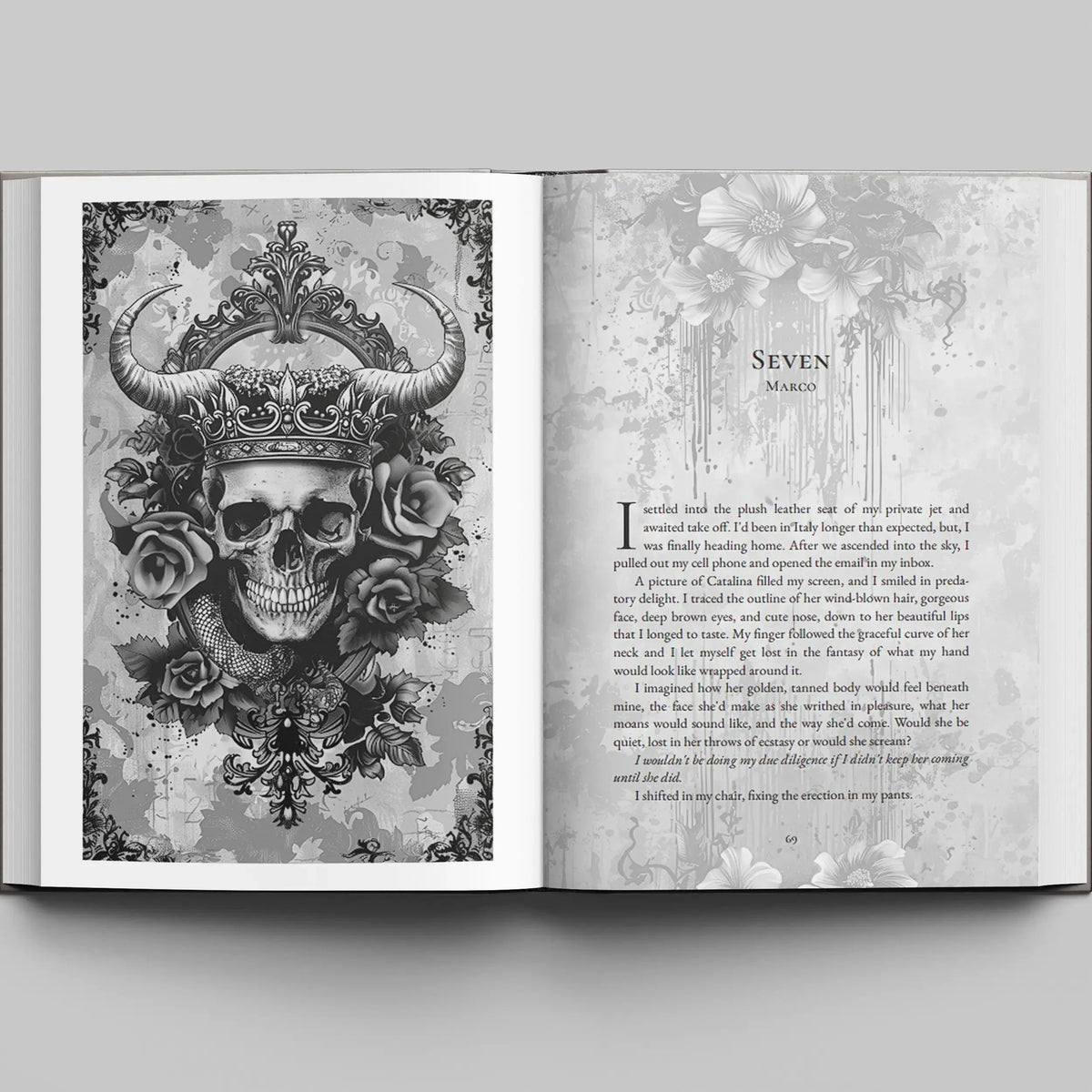 Crowned In Blood Book Box - Dark Mafia Romance Special Edition with Sprayed Edges