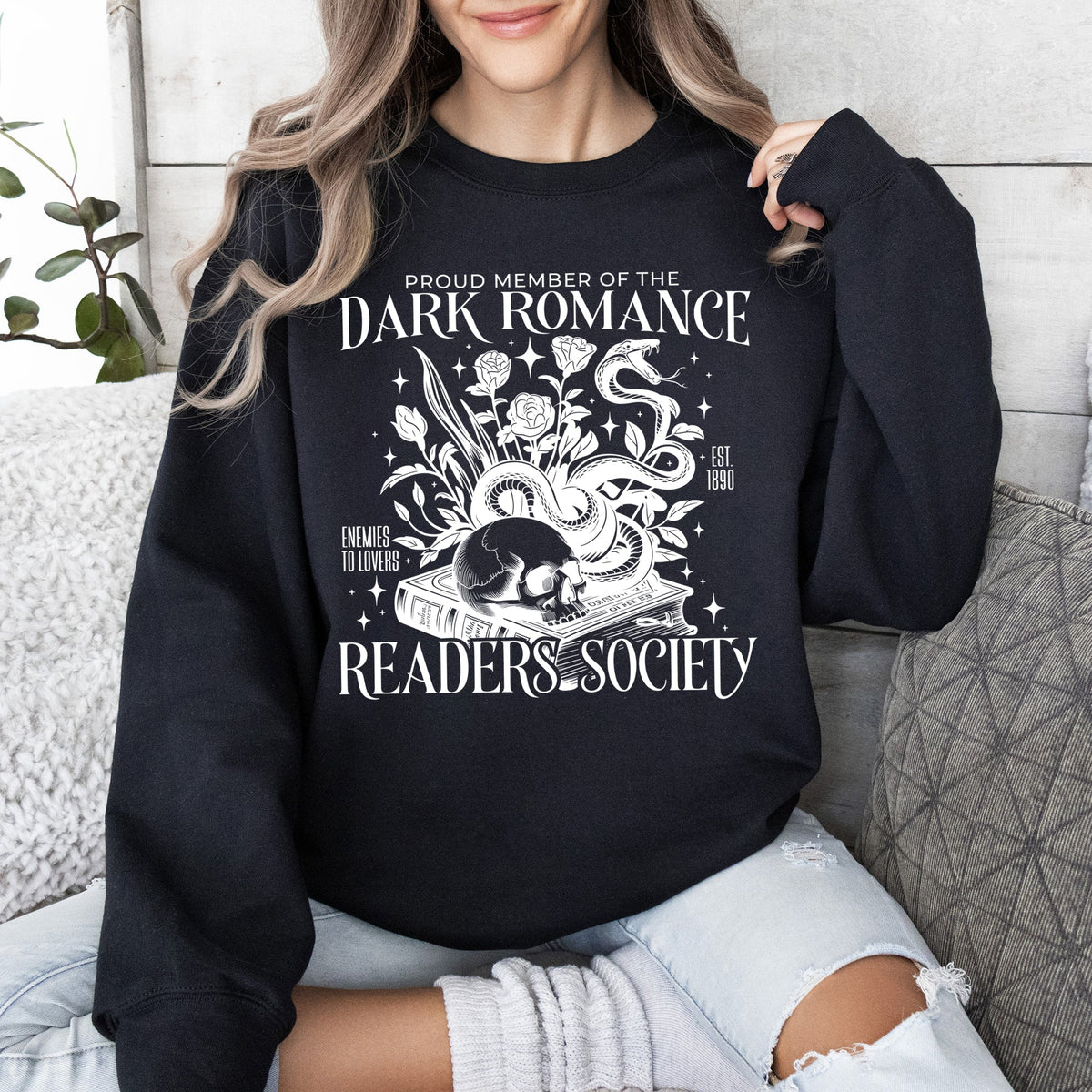Dark Romance Readers Society, Romantasy, Booktok, Library, Books Sweatshirt