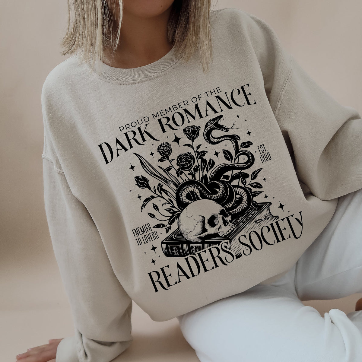 Dark Romance Readers Society, Romantasy, Booktok, Library, Books Sweatshirt