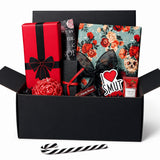 Valentine's Luxury Dark Romance Book Spa Basket. See details. Gift Wrapping included. Double-boxed for easy gifting. Dark Romance Crates