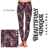 In the Web (Exclusive) - High-quality Handcrafted Vibrant Leggings