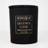 Leather + Lore Candle - Library - Dark Romance Crates
