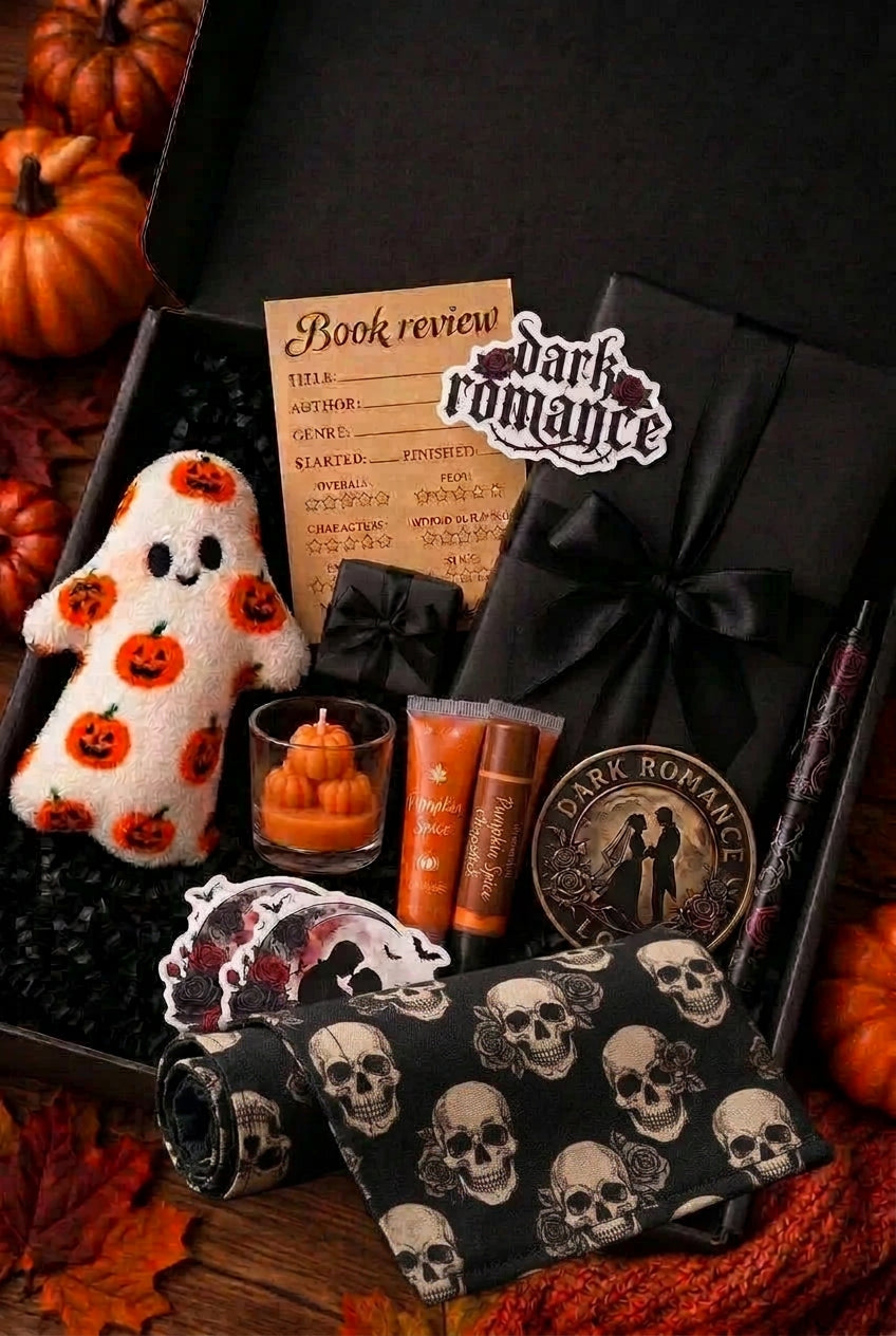Pumpkin Spice Dark Romance Book Box w/ coffee mug & book
