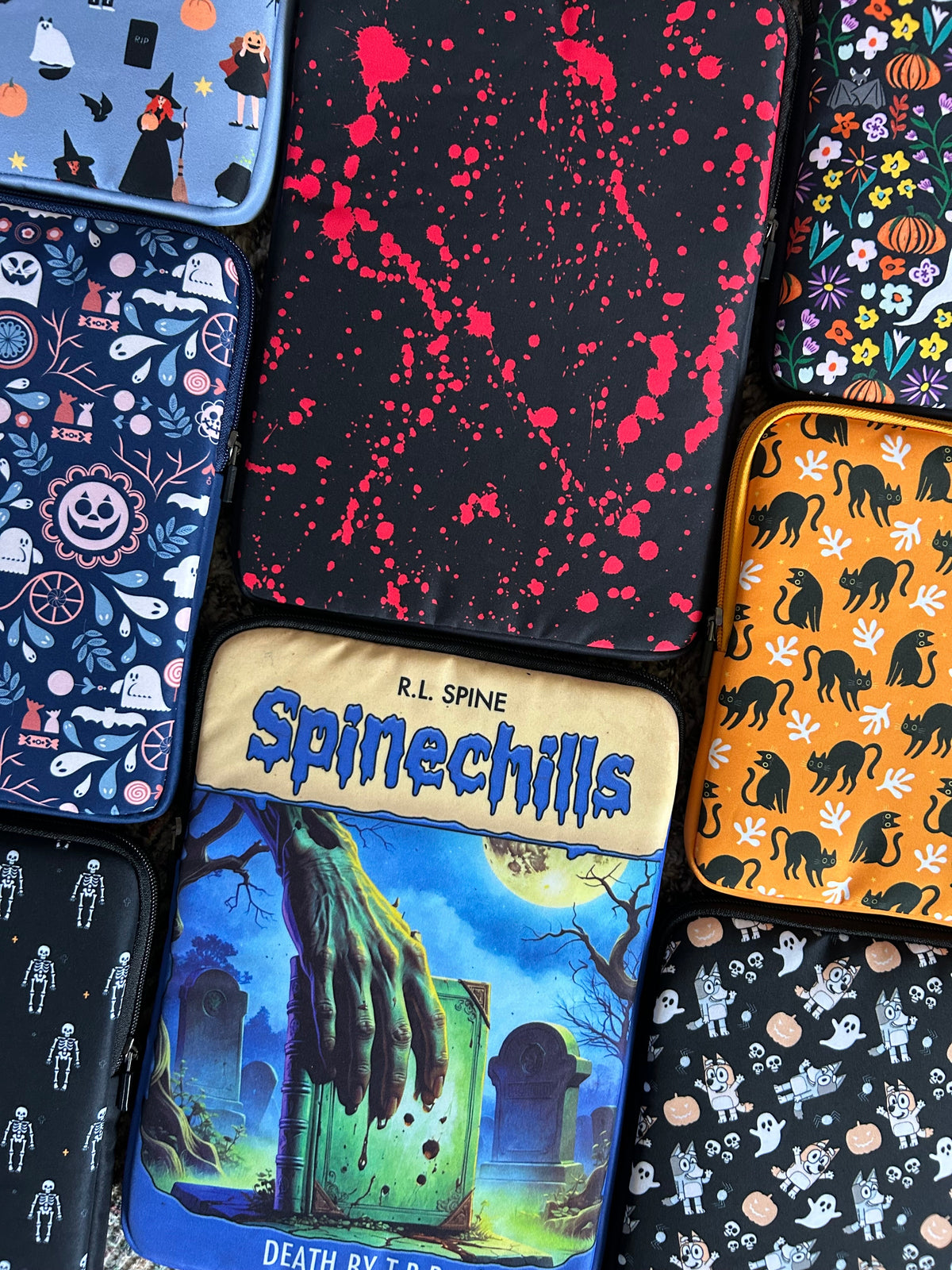 Blood Spatter Book Sleeve