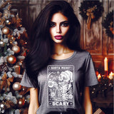 "Sorta Merry Sorta Scary" Spooky Holiday Tee - Unisex Shirt