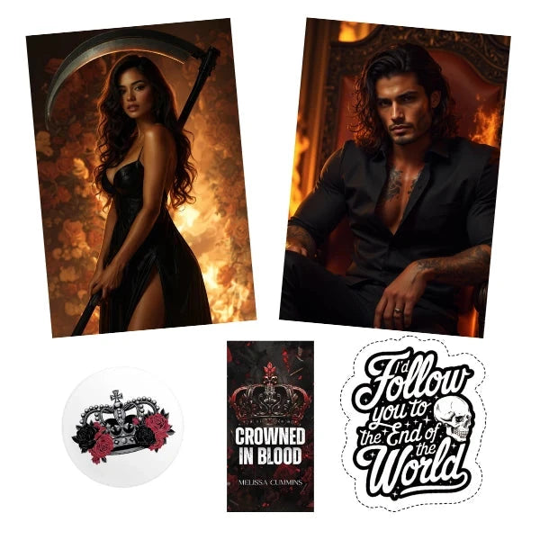 Crowned In Blood Book Box - Dark Mafia Romance Special Edition with Sprayed Edges