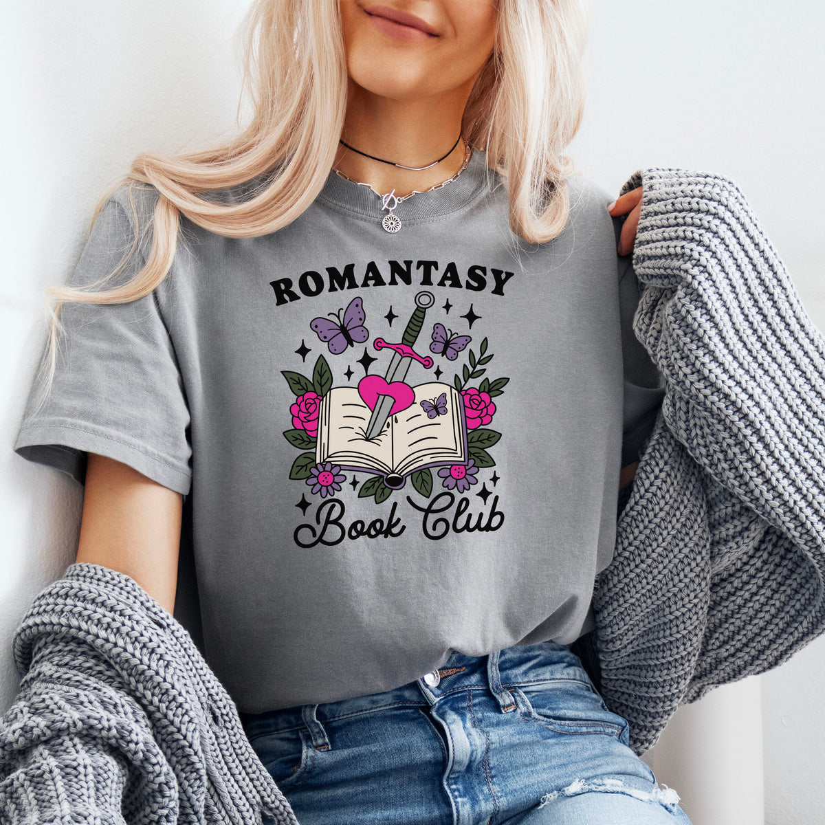 Romantasy Book Club Comfort Colors Shirt