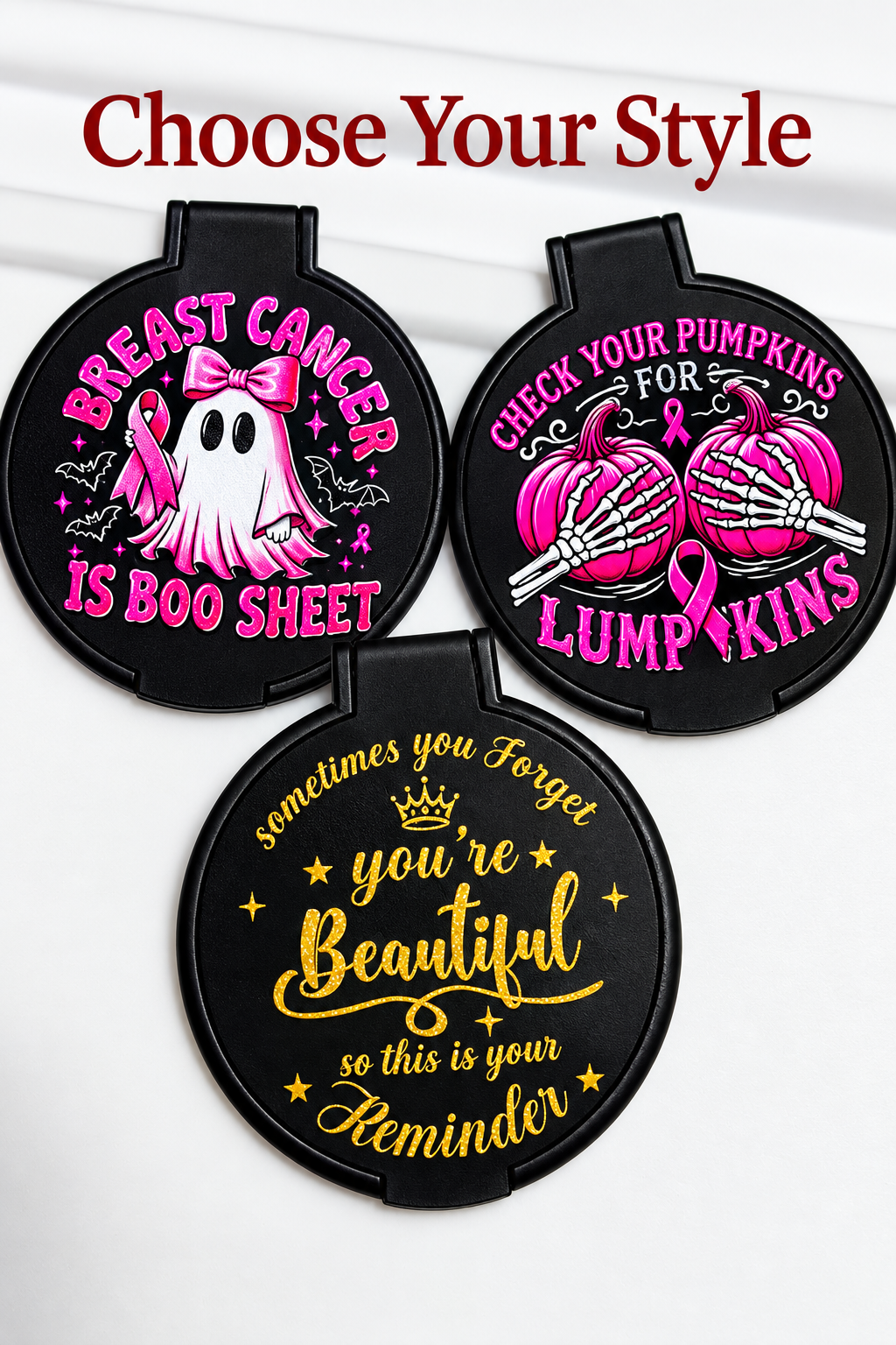 Pink Halloween Book Box - October breast cancer awareness month